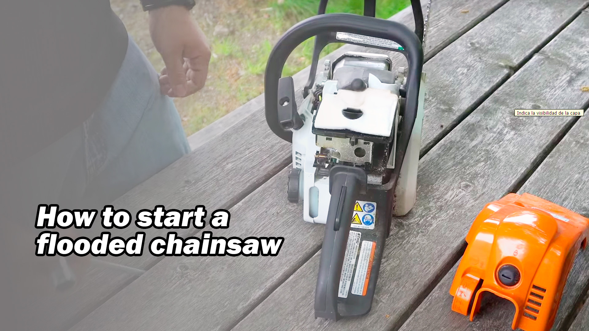 How To Start A Flooded Chainsaw Chainsaw Parts 4406